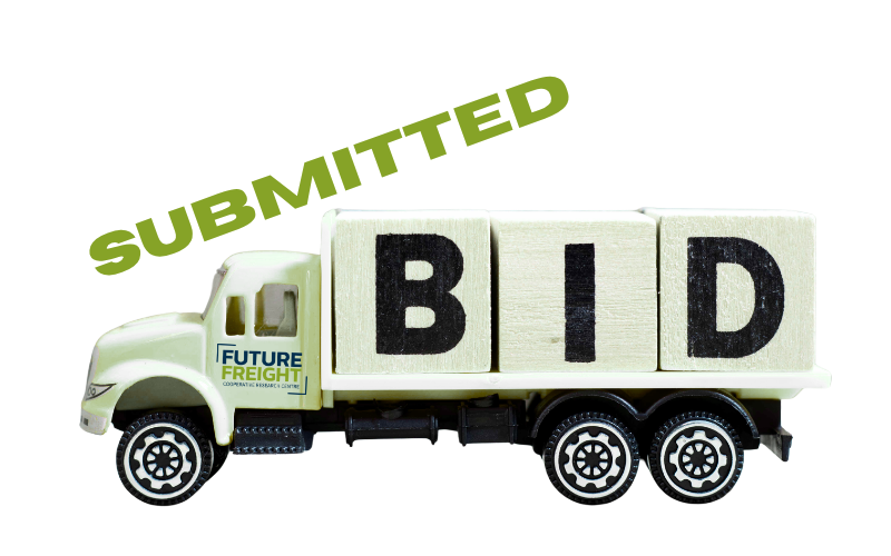 Bid submitted graphic